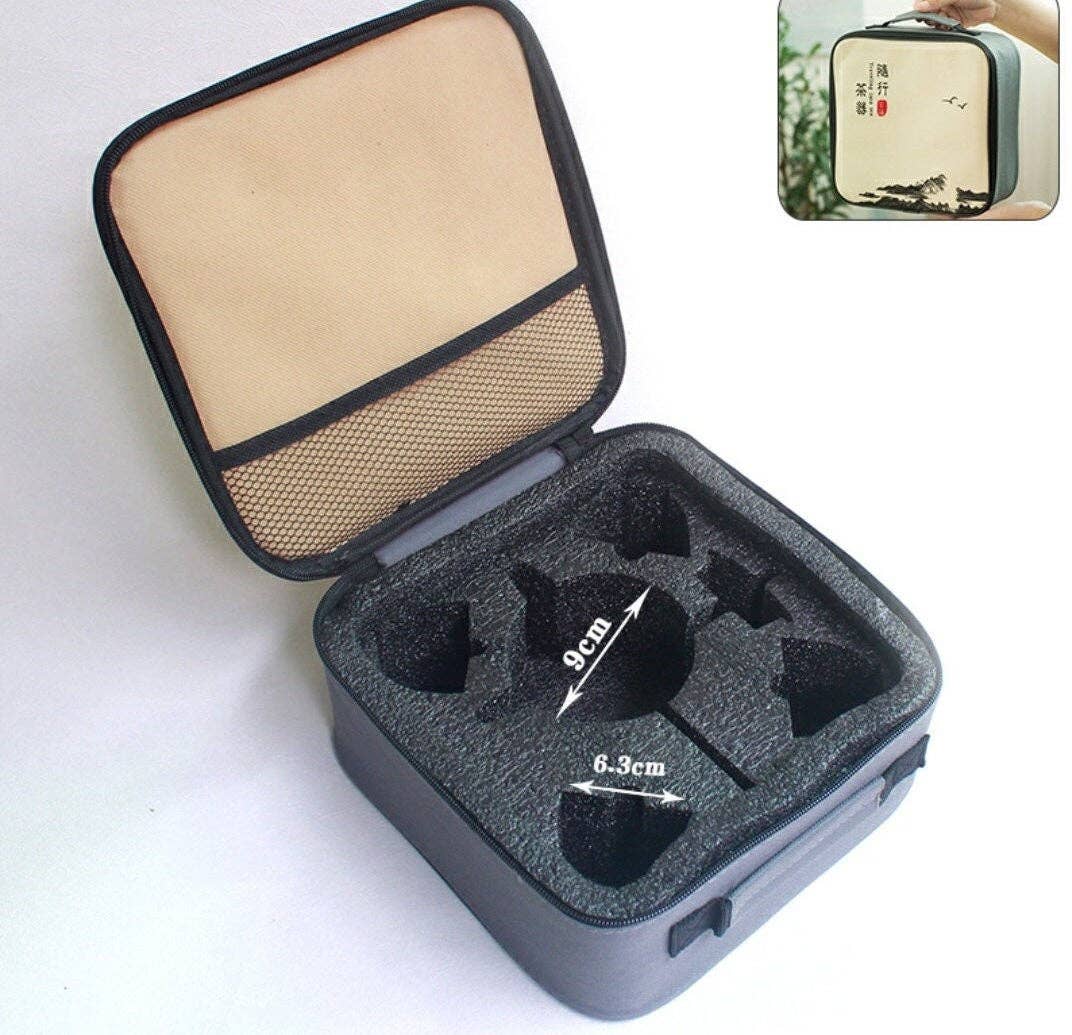 Green Pastures Wholesale – wholesale Teset – En bärbar resande 3D Koi-fisk med Lotus Tea Set4