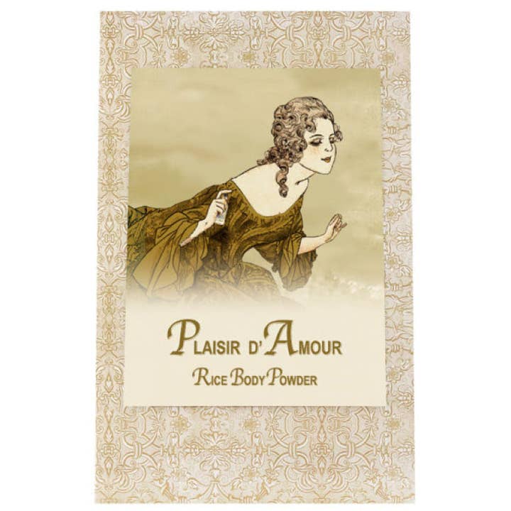 Plaisir d'Amour Rice Body Powder Refill 8oz. for wholesale by La Bouquetiere French Collections