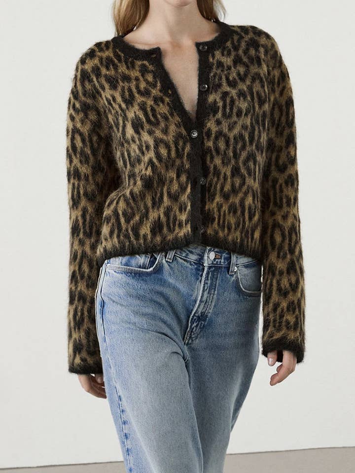 Relaxed Leopard Print Knit Sweater and other Purchase Wholesale leopard sweater. Free Returns & Net 60 Terms on Faire trending on Faire.