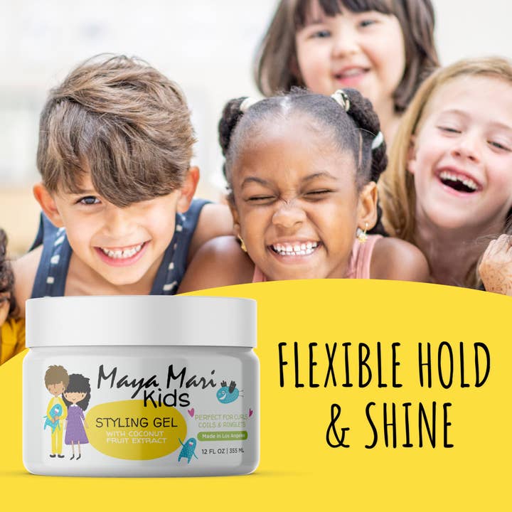 Maya Mari Kids Haircare - Wholesale Hair Styling Gel/Mousse - Maya Mari Kids Hair Styling Gel with Coconut Fruit Extract4