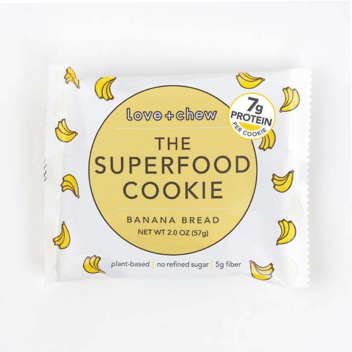 Love + Chew - Wholesale Cookie - BANANA BREAD - 2 OZ - BOX OF 12
