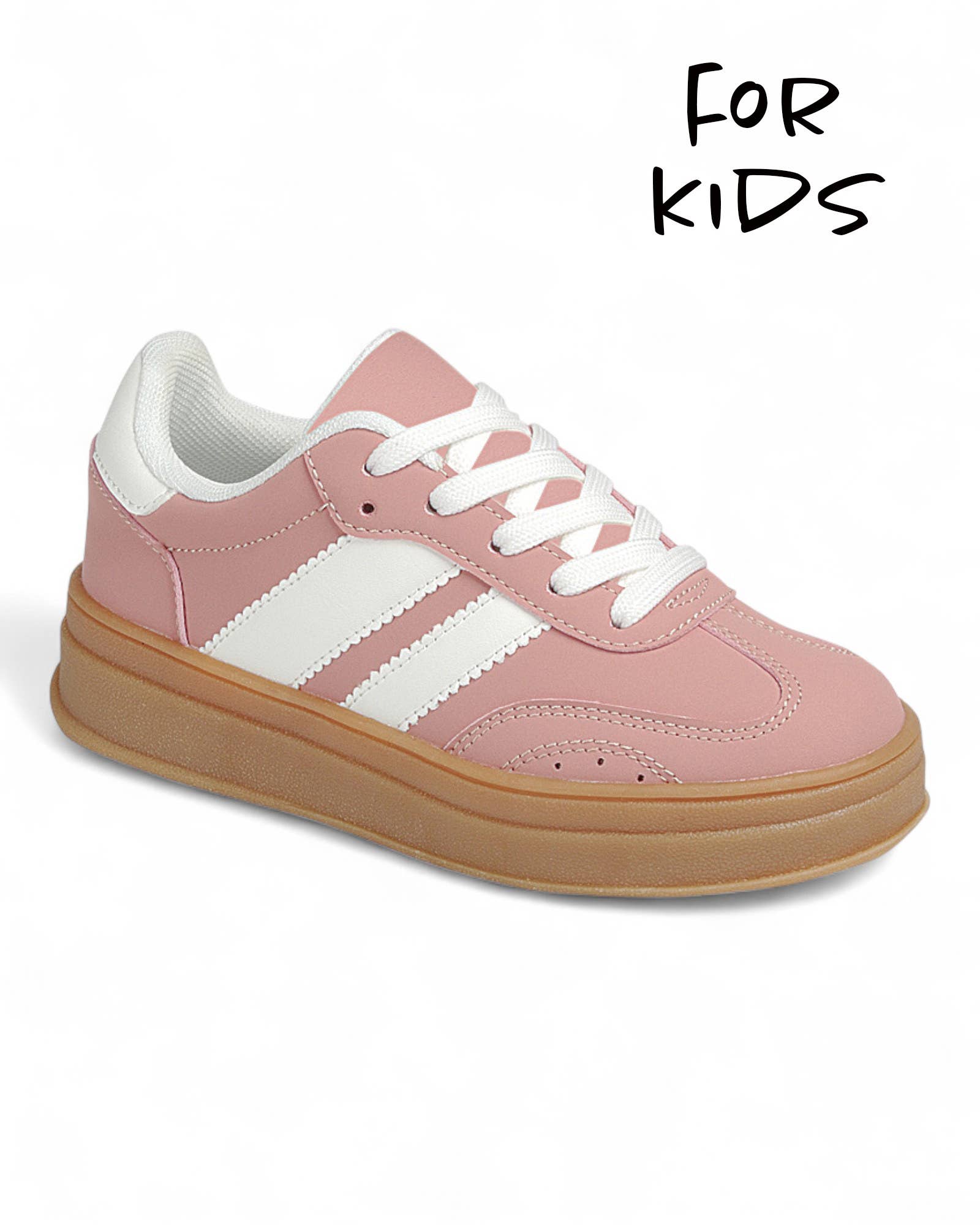 FASHION EMPORIO - Wholesale Lifestyle Sneakers - Kids - Kids Lace up Sneaker Shoes FL-TOPPING-03K2