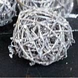 Impressive Enterprises, Inc. - Wholesale Christmas Decoration - ISB53773- Set of 6- 3in Sparkle Twig Ball
