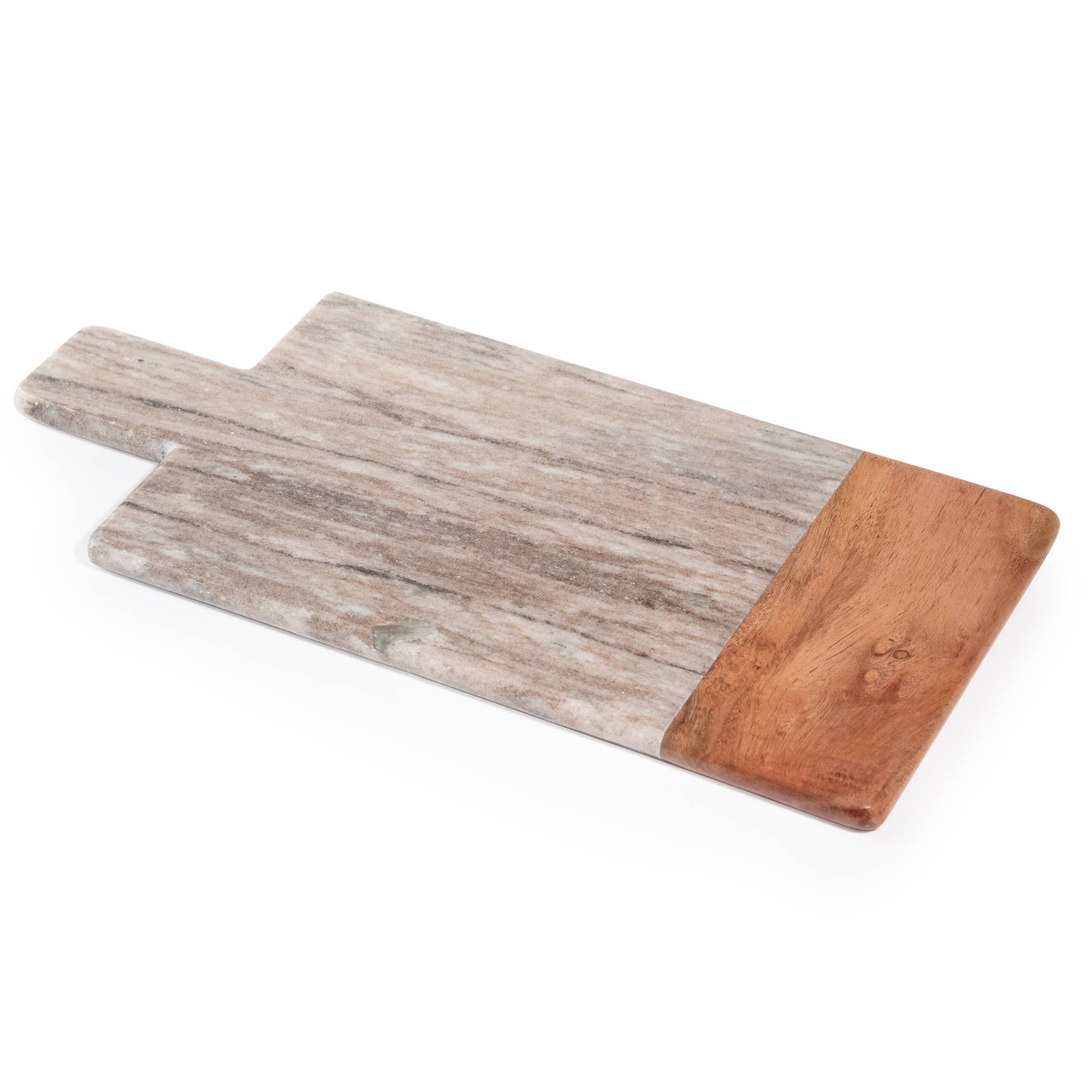 Andaluca - Wholesale Cheese Board - Rectangular Marble & Acacia Wood Charcuterie Board4