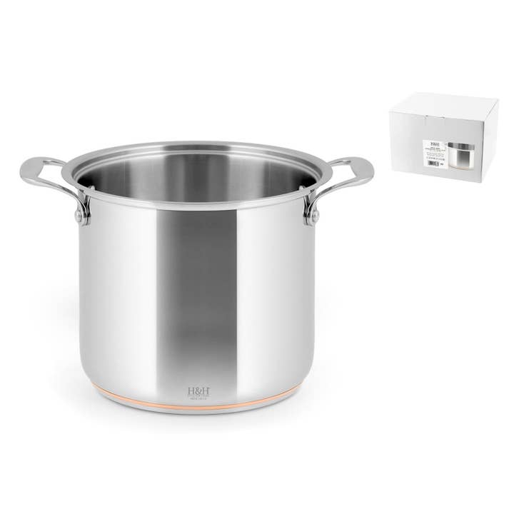 Stainless Steel Pot Copper Wire 2 Handles 18Cm, 16H for wholesale by H&H