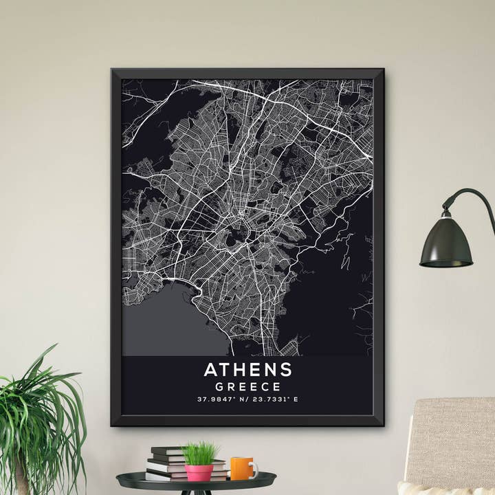 Atlanta, Georgia Map for wholesale by Artable