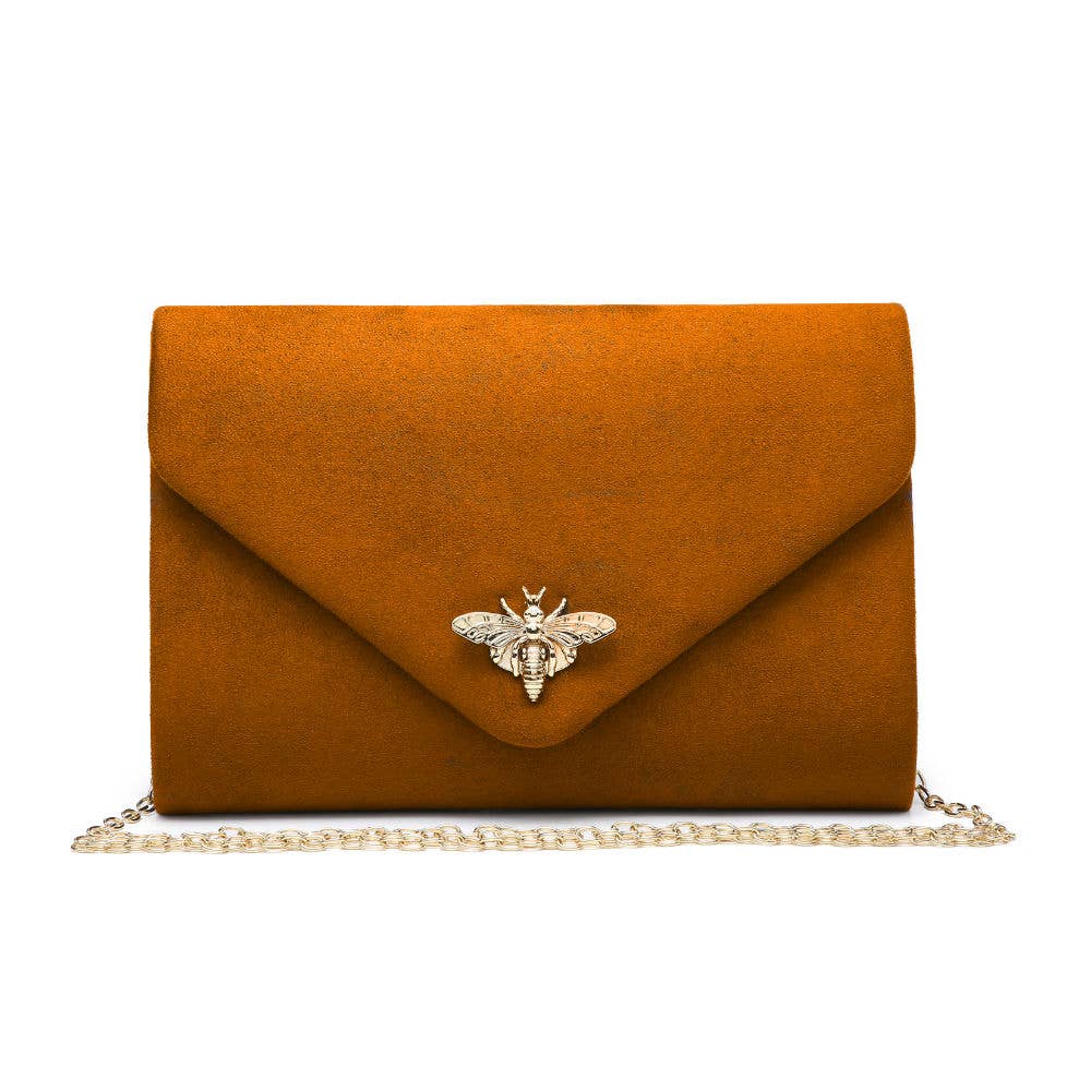 Papaya Fashion Ltd – Engroshandel Clutch - Dame – Y256 ruskind clutch med bi-formet lås11