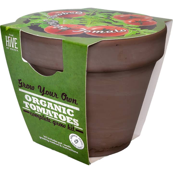 Buzzy Grow Gifts - Wholesale Plant Seeds - The Hive: Grow Your Own Organic Tomatoes Complete Grow Kit2