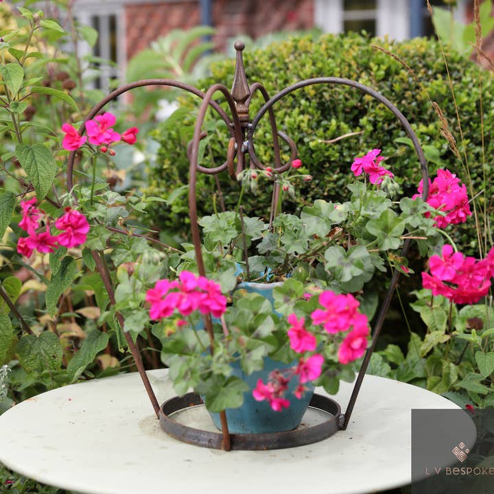 Decorative Crown Garden Feature - Steel, UK Made for wholesale by L V Bespoke