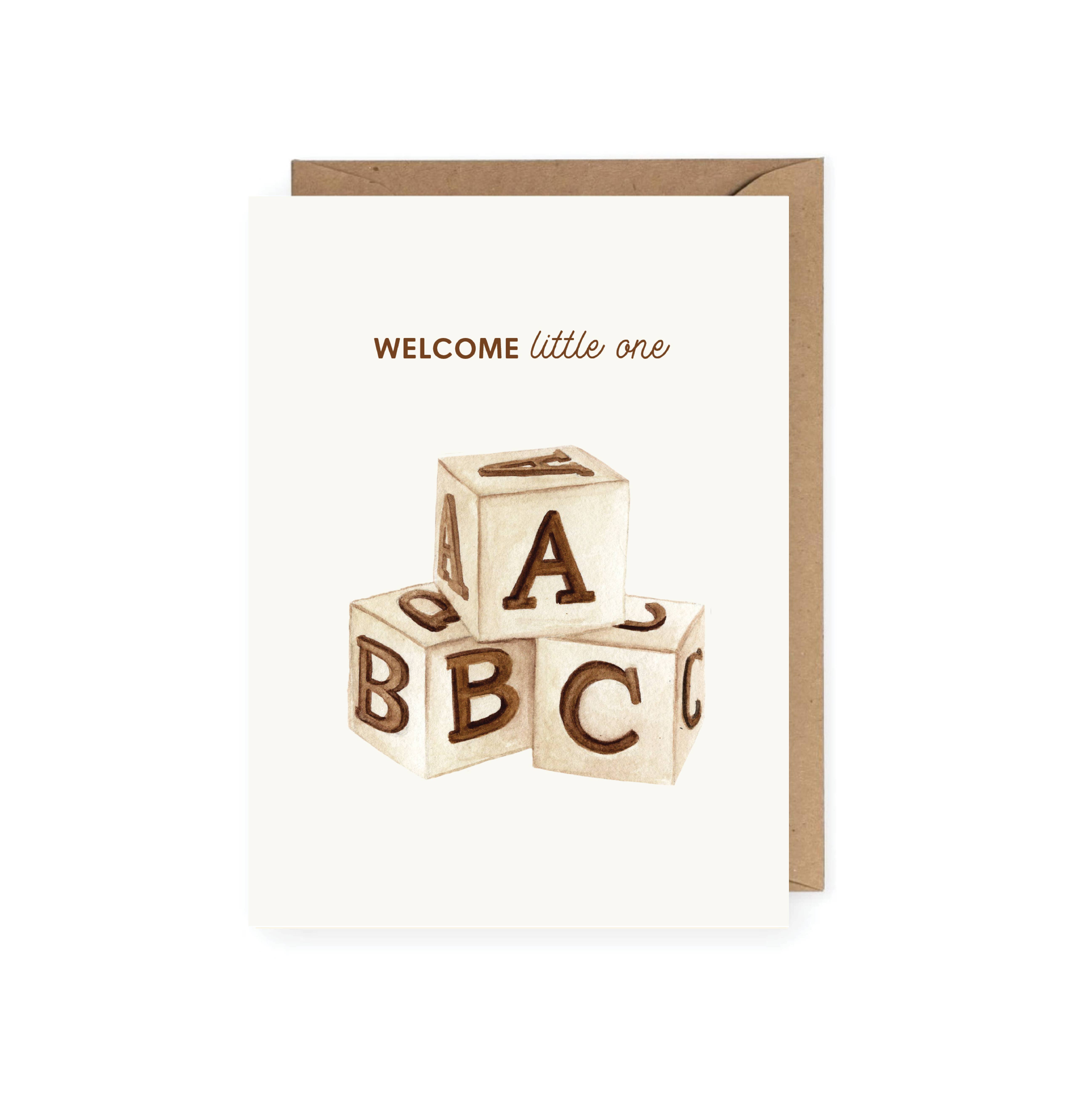 Jo Creative Co - Wholesale Baby Card - Welcome Little One Card