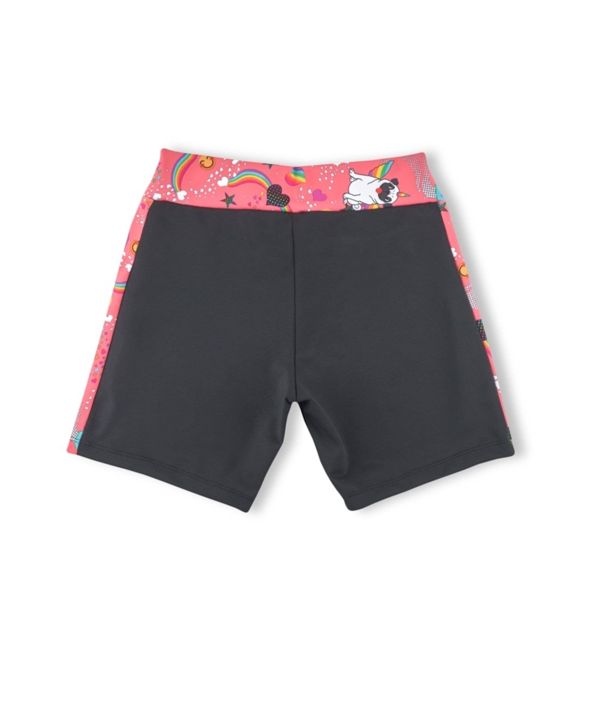 Girl Power Sport – wholesale Athletic shorts – Kids – Pugicorn Bike Short1