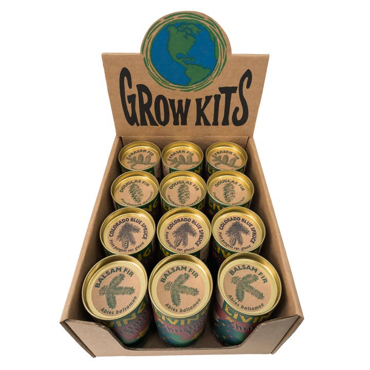 The Jonsteen Company - Wholesale Retailer Display - Home & Living - Living Christmas Case Pack | 12 Grow Kits w/ Display