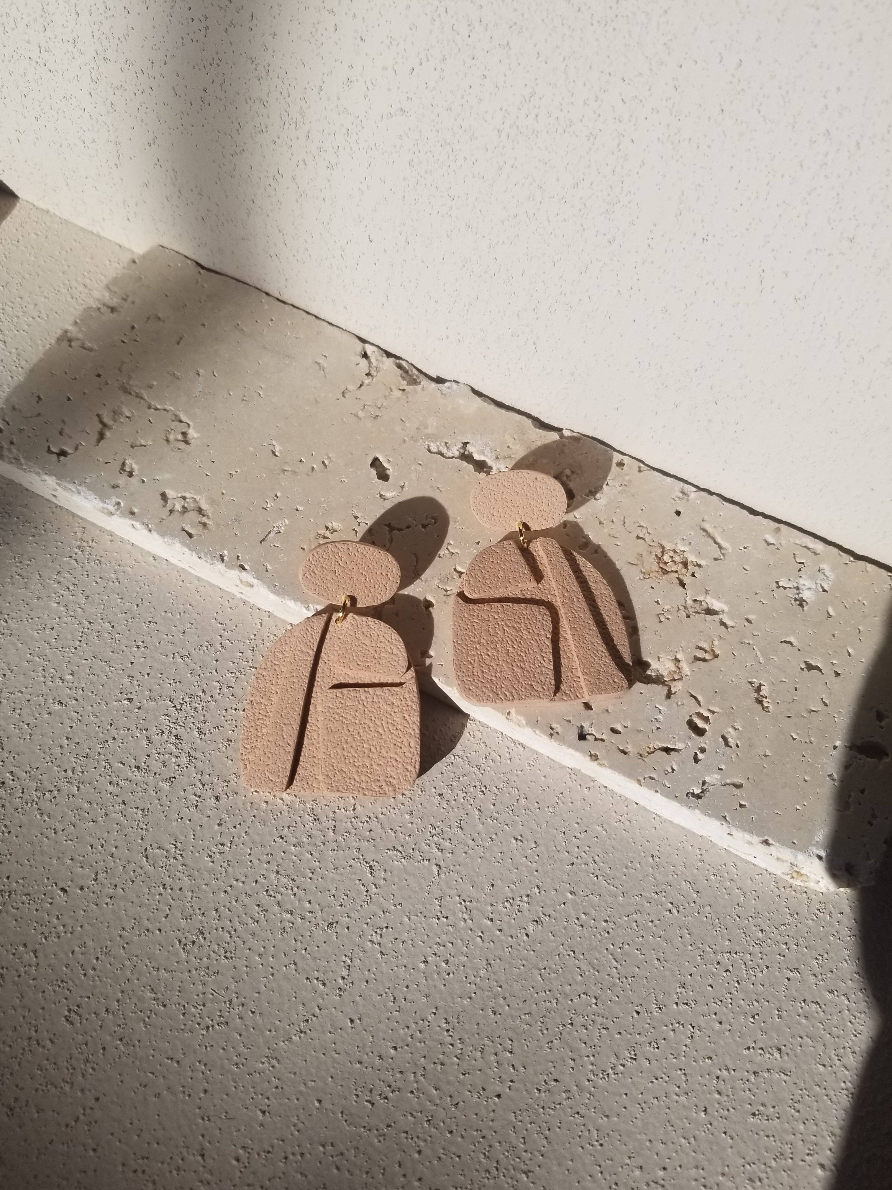 That Clay Girl Co. - Wholesale Dangle Earrings - RUSKA #4 | Polymer Clay Earrings | Bas Relief | Dangle Earri3