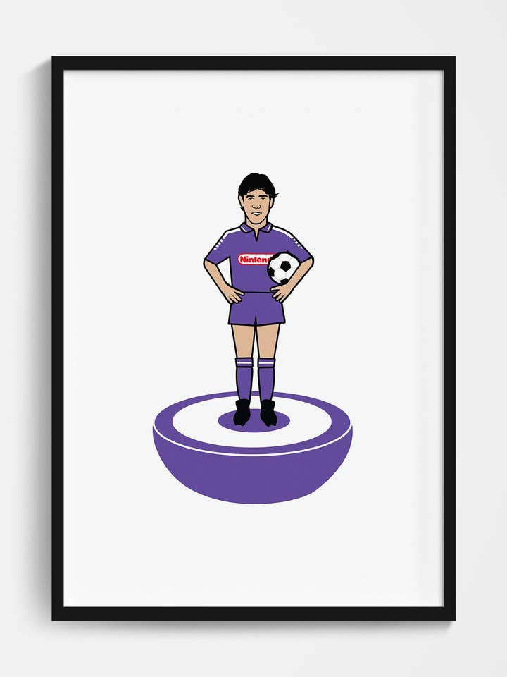 Costa - Table Football Print for wholesale by Football Devotion