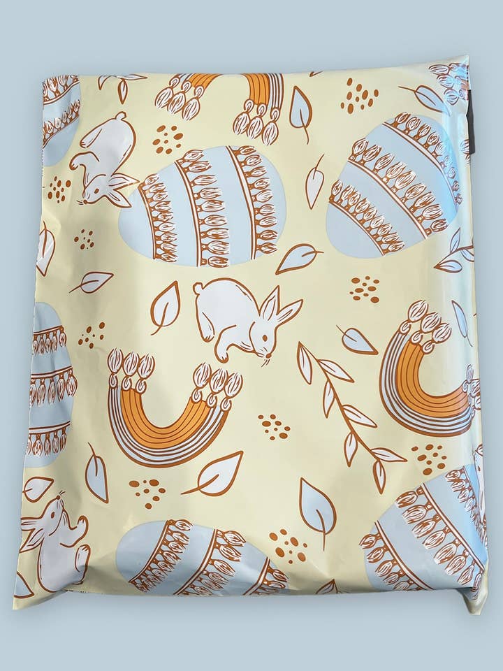 10x13 BOHO Polymailer mit Ostermotiv für den Großhandel von Trendy Chick Mailers