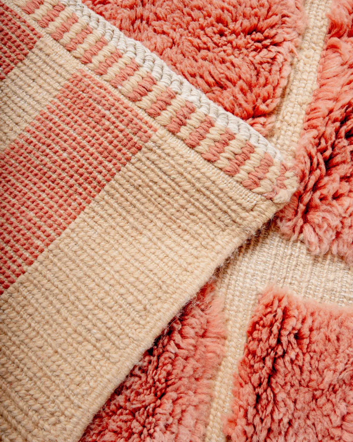 BerberNest - Wholesale Area Rug - Premium Hand-Tufted Peach Beni Mrirt Moroccan Rug3