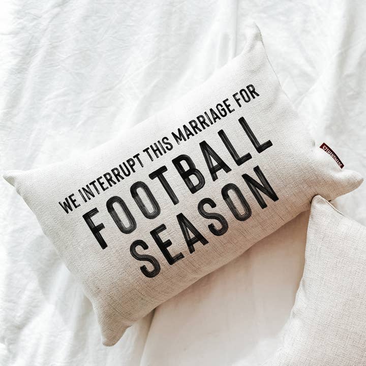 Football Season Fall Throw Pillow for wholesale by 521handmade