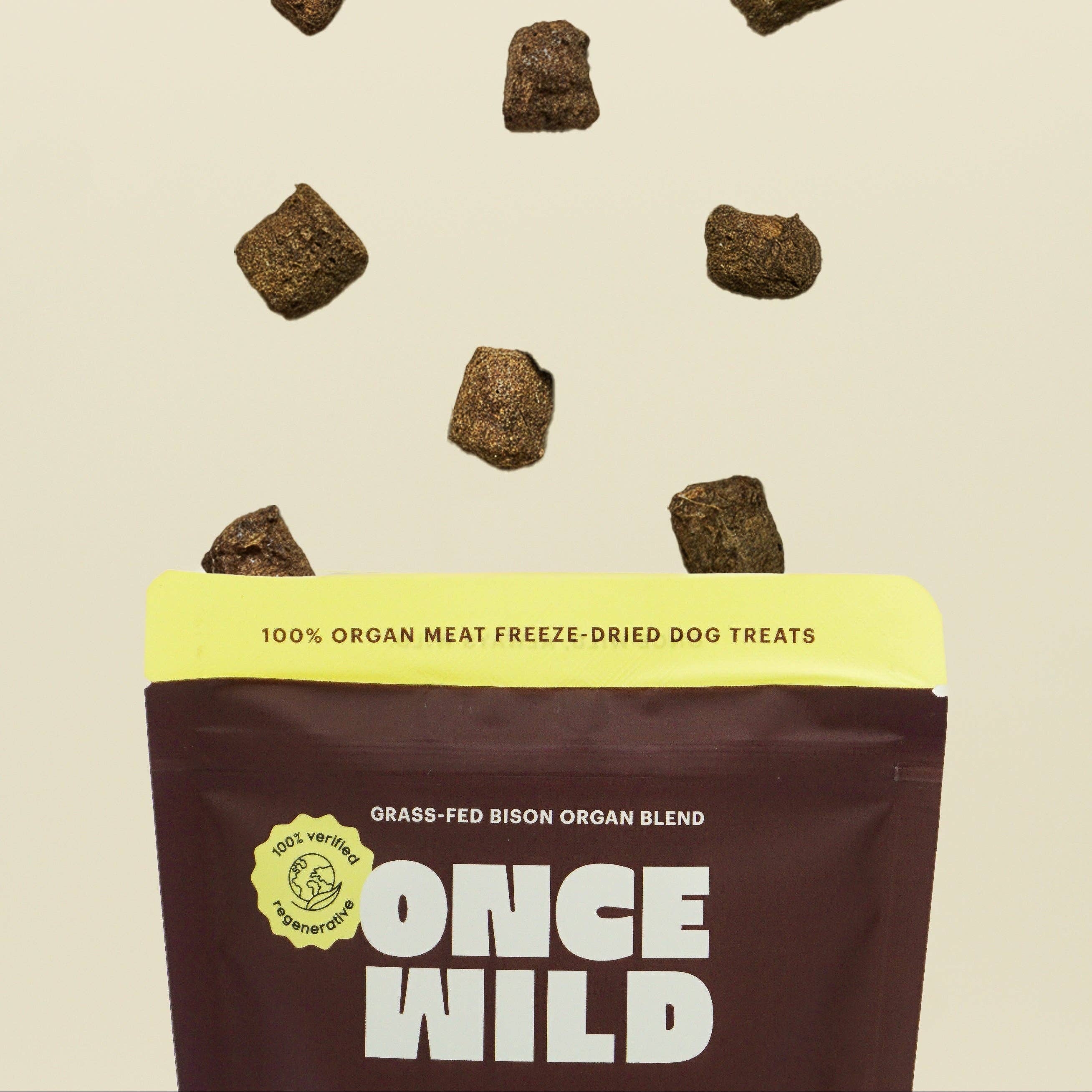 Once Wild - Wholesale Pet Treats - Dog - Bison Organ Blend Treats4