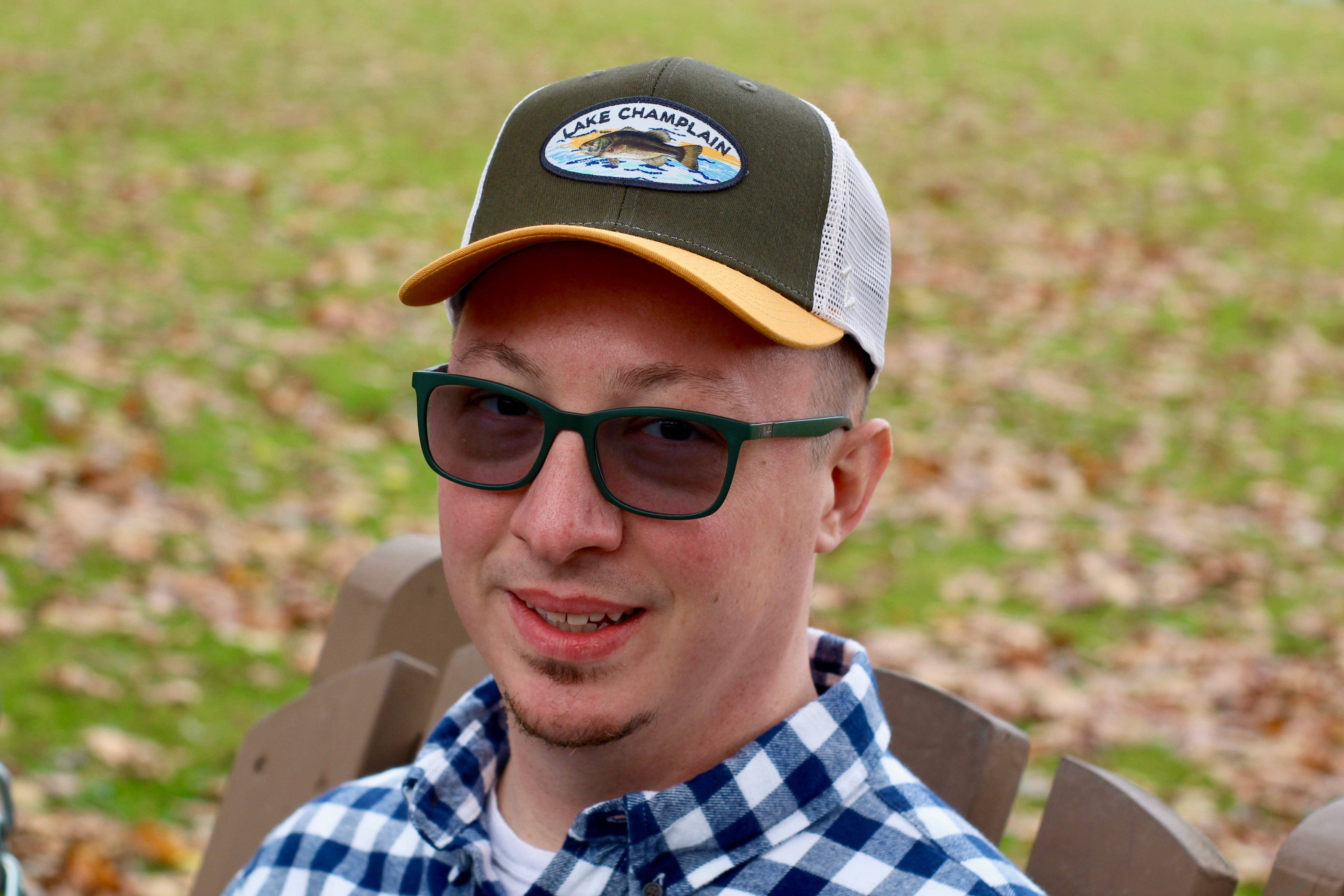 Just Wandering Co. - Wholesale Trucker Hat - Unisex - Lake Champlain Bass Hat | Zephar Trucker | Fishing Gifts | Vermont | New York | Lake Life | Outdoors Hat2