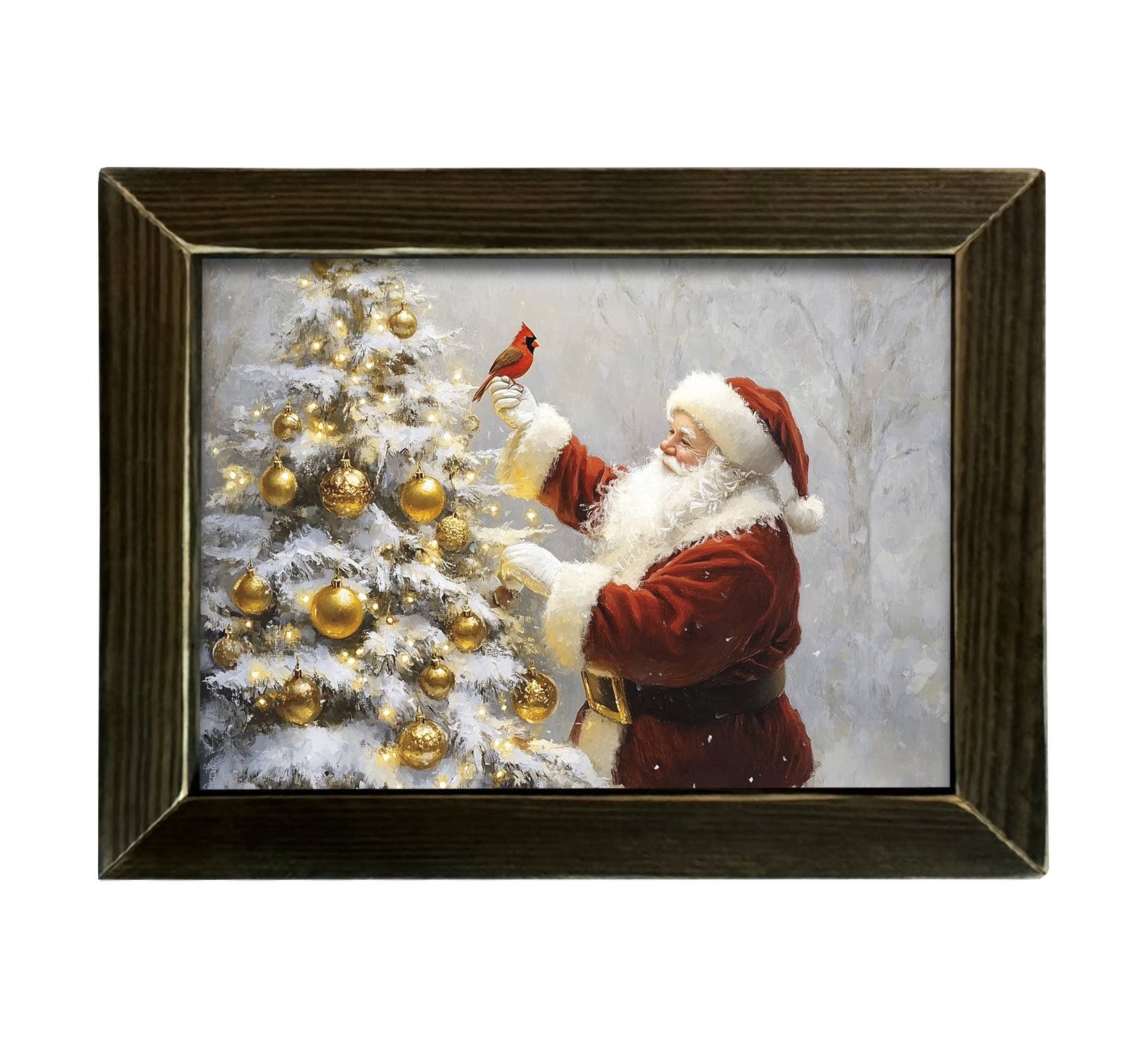 JanMichaels Art & Home - Wholesale Wall Sign - HMK369L Santas Cardinal3
