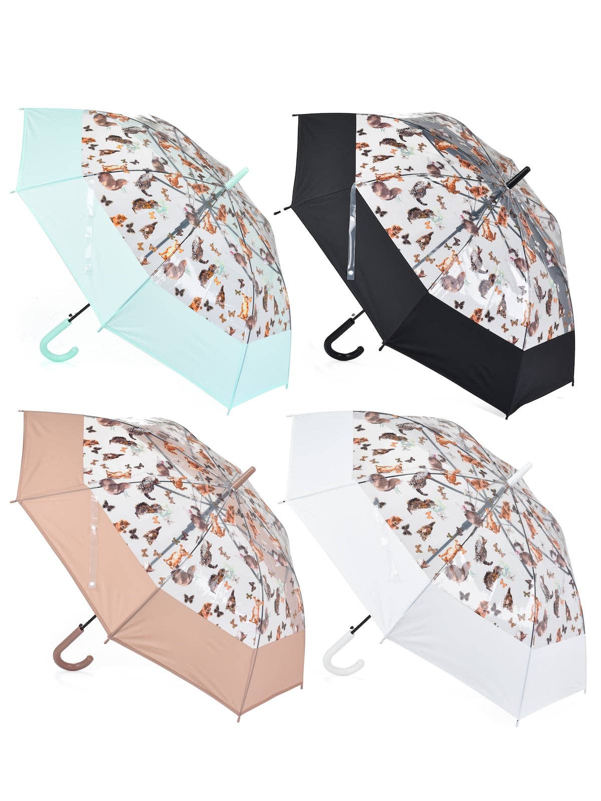 Funkyrel® Atzbranding Limited - Wholesale Umbrella - Women's - Rano – Forest Friends Dome Umbrella1