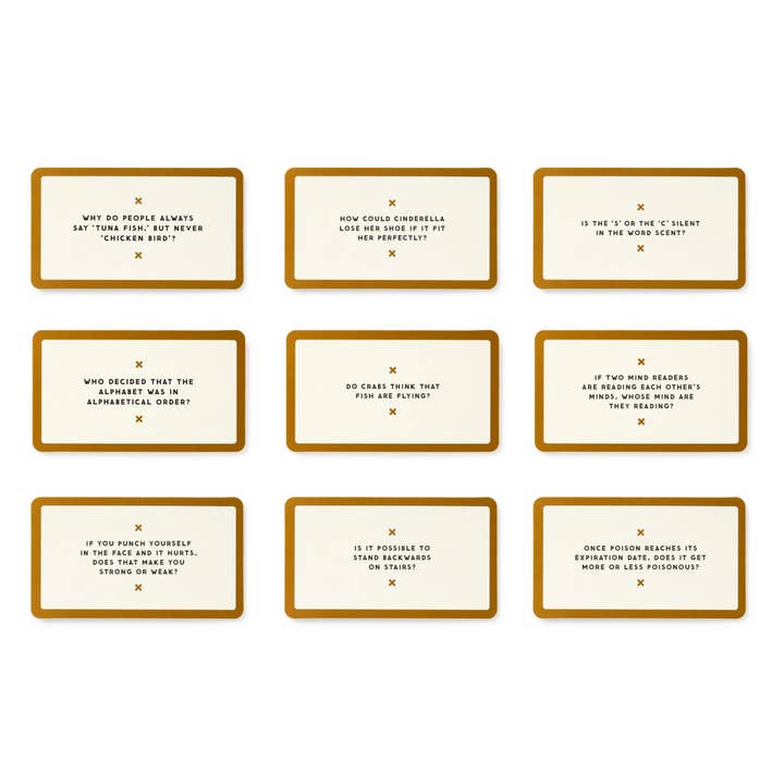 Chronicle Books - Wholesale Card Game - Brass Monkey Stoner Thoughts Conversation Starters6