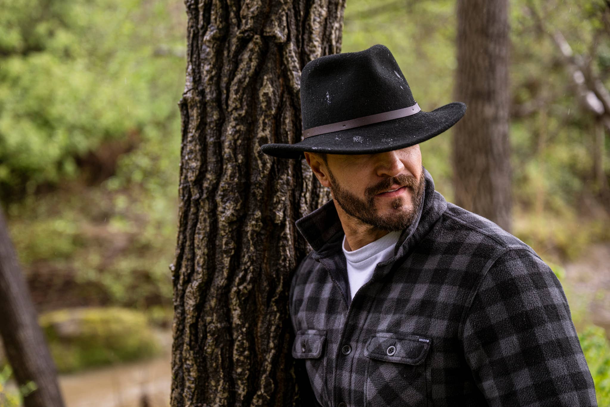 American Hat Makers - Venta al por mayor Sombrero fedora - Unisex - Sombrero Outback de Fieltro de Lana Aplastable - Estilo Pathfinder26