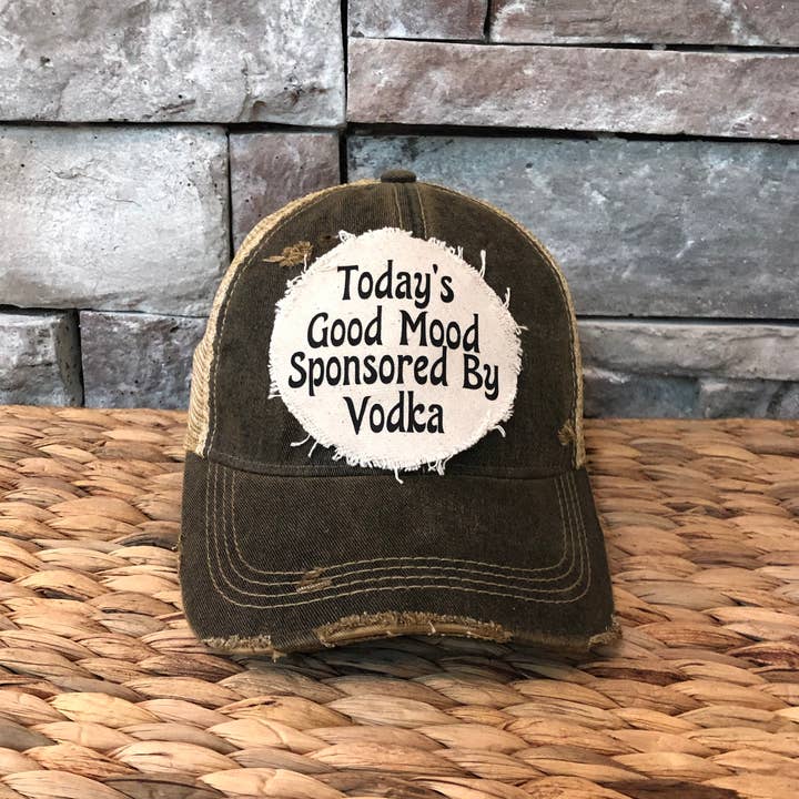 BohoGroove - Wholesale Trucker Hat - Women's - Today's Good Mood Sponsored by Vodka