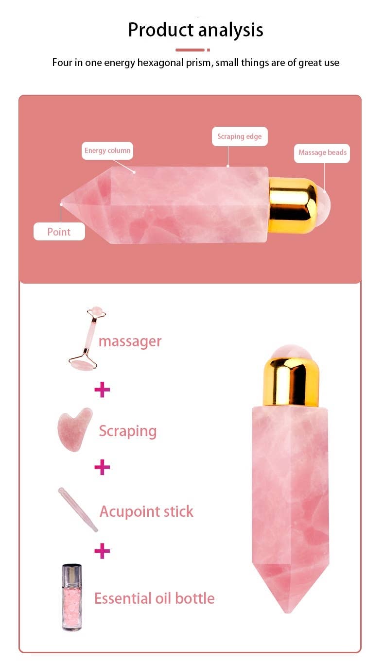 Crystolver (We Cover All Import Fees) – wholesale Hållare för eterisk olja – Ansiktsmassageflaska för eterisk olja i kristallsten8