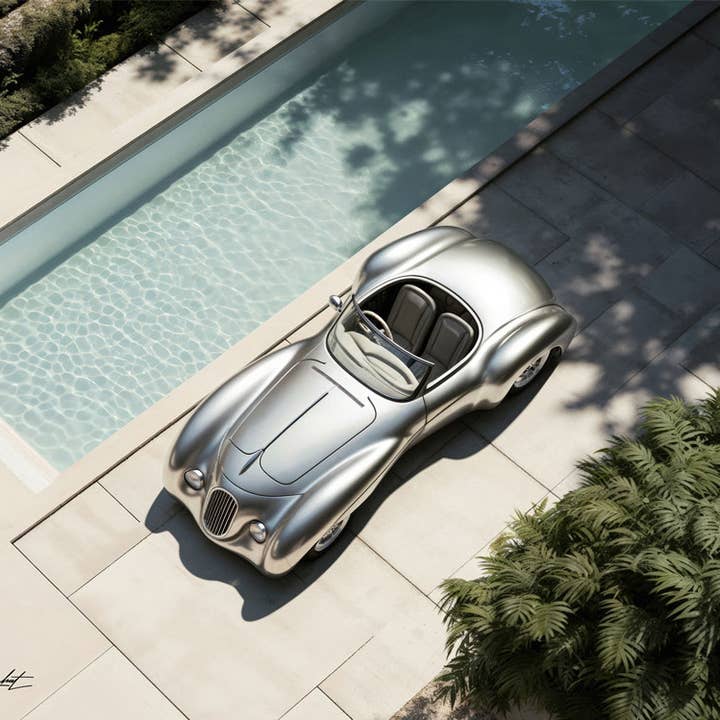 Stampa Fine Art - "Chrome Pool" - C. Malsert per la vendita all'ingrosso da parte di Atelier Contemporain