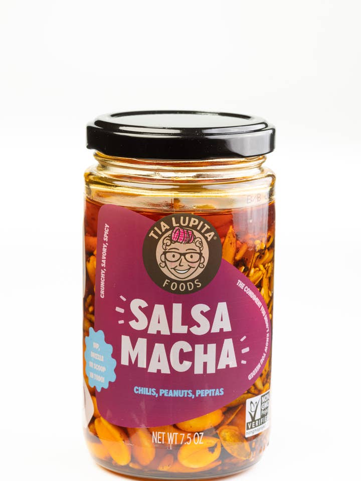 Salsa Macha - Peanut and Chile Morita for wholesale by Tia Lupita® Foods