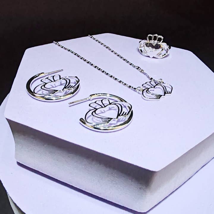 Don't Kill My Vibe - Venta al por mayor Anillos grandes/de cóctel - Anillo Have My Heart Claddagh1