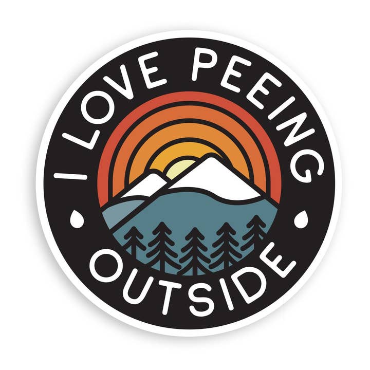 Squatchy - Wholesale Sticker - I Love Peeing Outside Sticker0