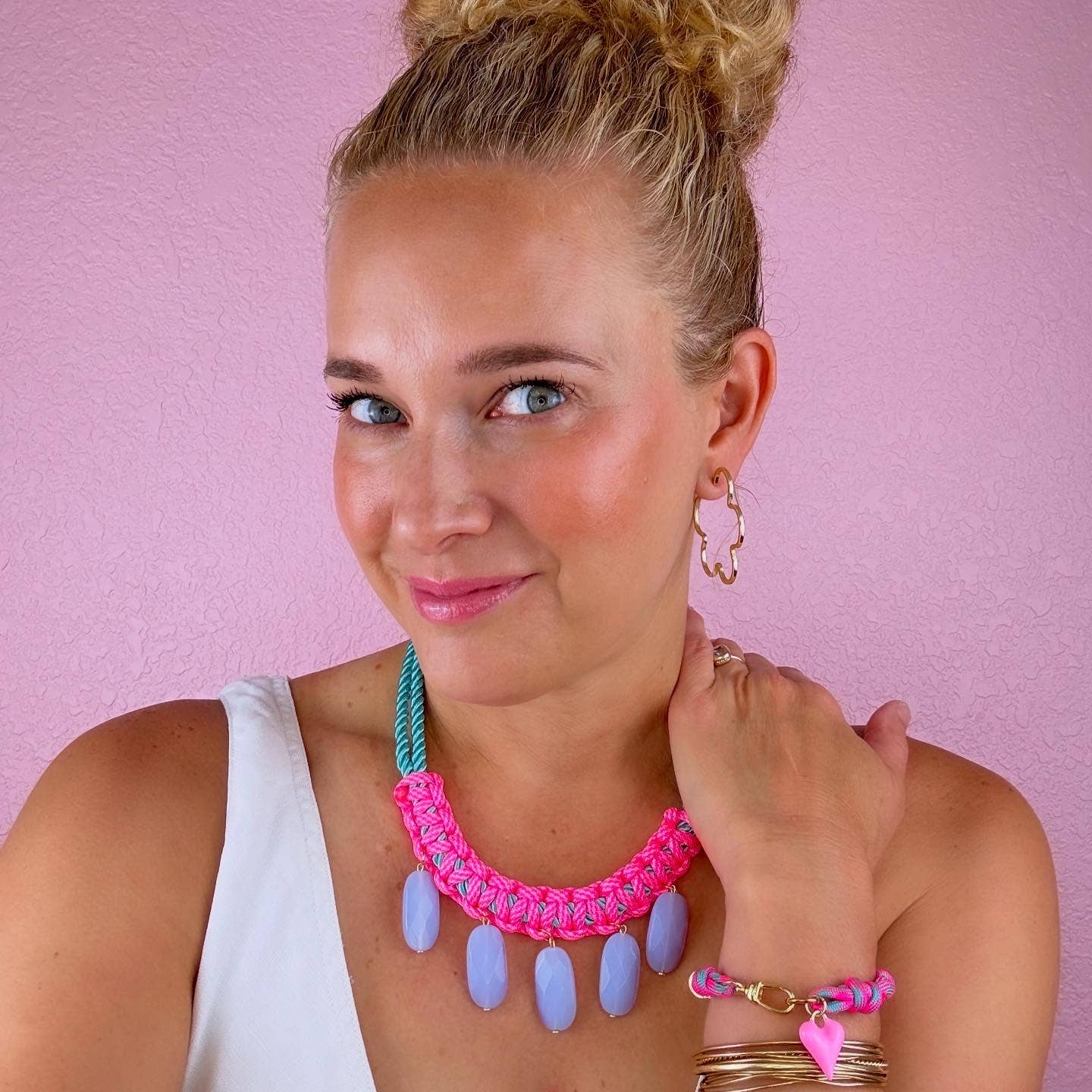 rosie + belle - Wholesale Bib Necklace - Paracord and Rope Necklace1