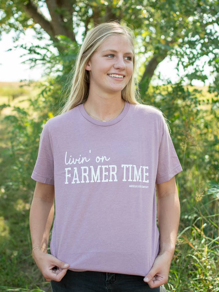 Western 'Leven op Boeren Tijd' Dames Graphic T-shirt voor wholesale door American Farm Company