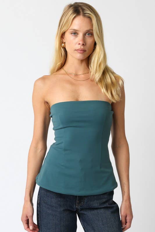 Olivaceous - Wholesale Blouse - Women's - Adela Tube Top4