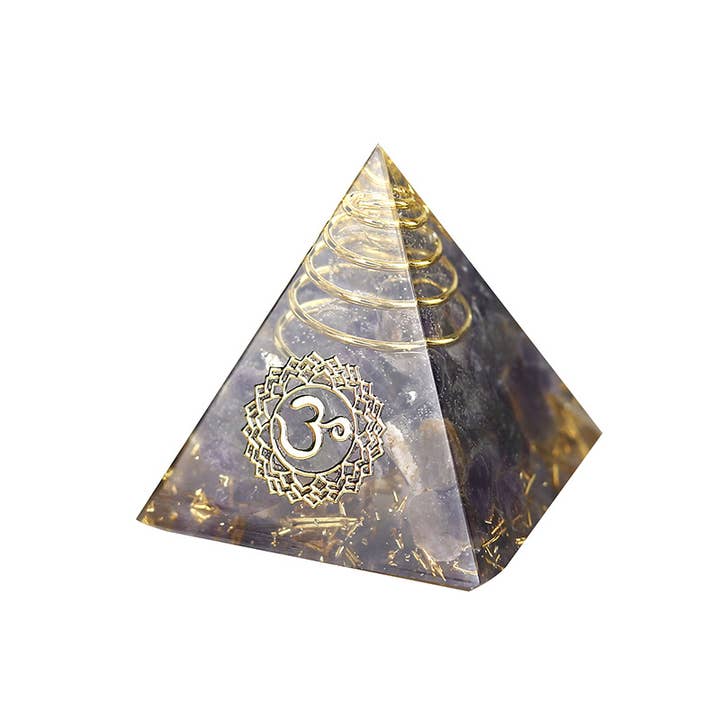 Gemcohub - Wholesale Spiritual Stone/Crystal - Crystal Gravel Pyramid Epoxy Ornaments