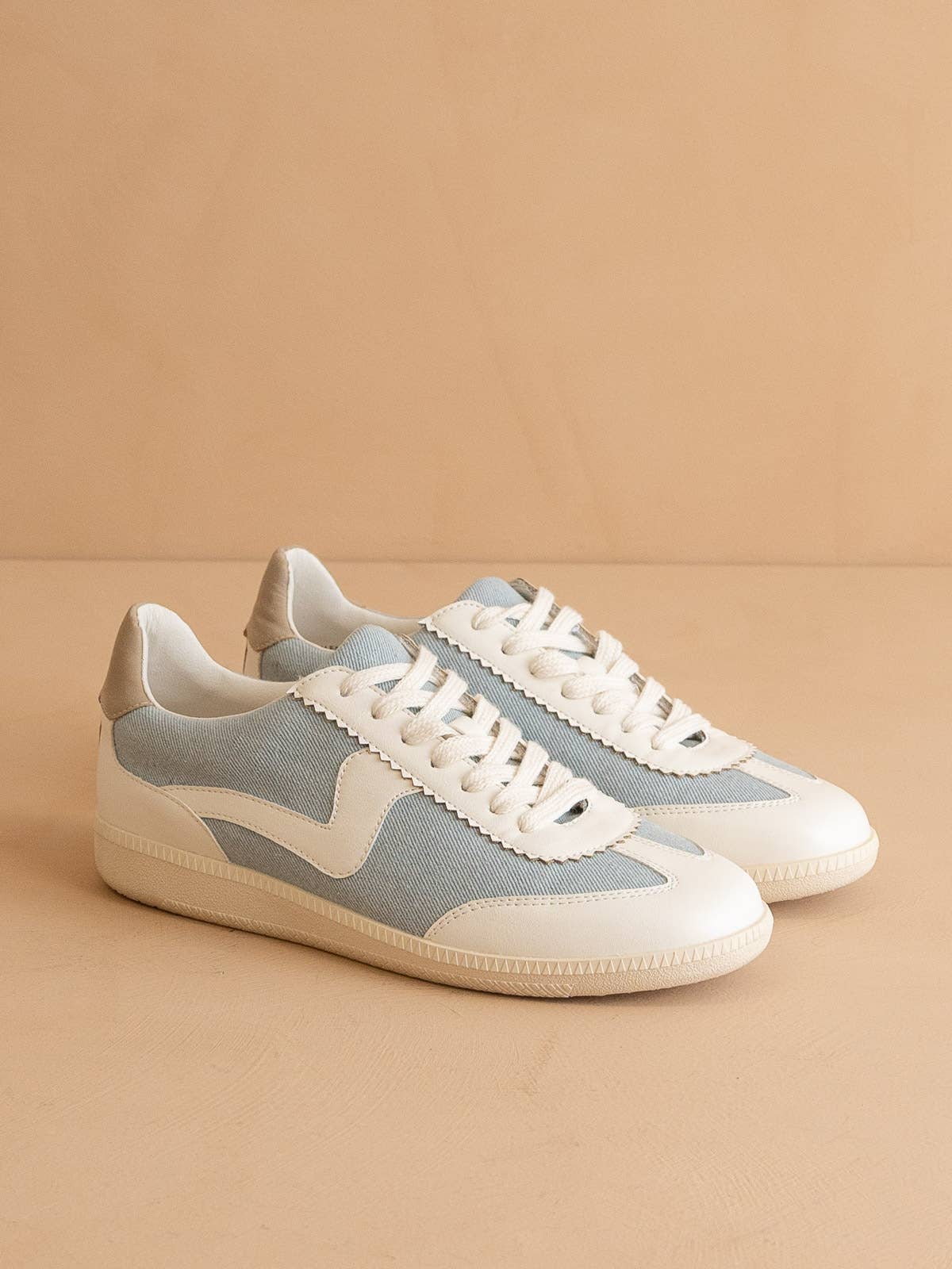 The Kyla | Denim Classic Low Top Sneakers for wholesale on Faire1