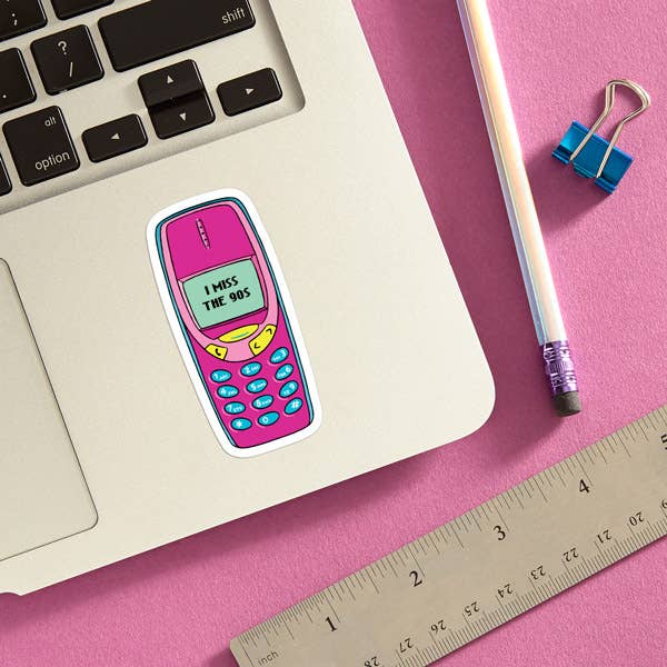 THE FOUND – wholesale Klistermärke – Jag saknar 90-talets Die Cut Sticker1