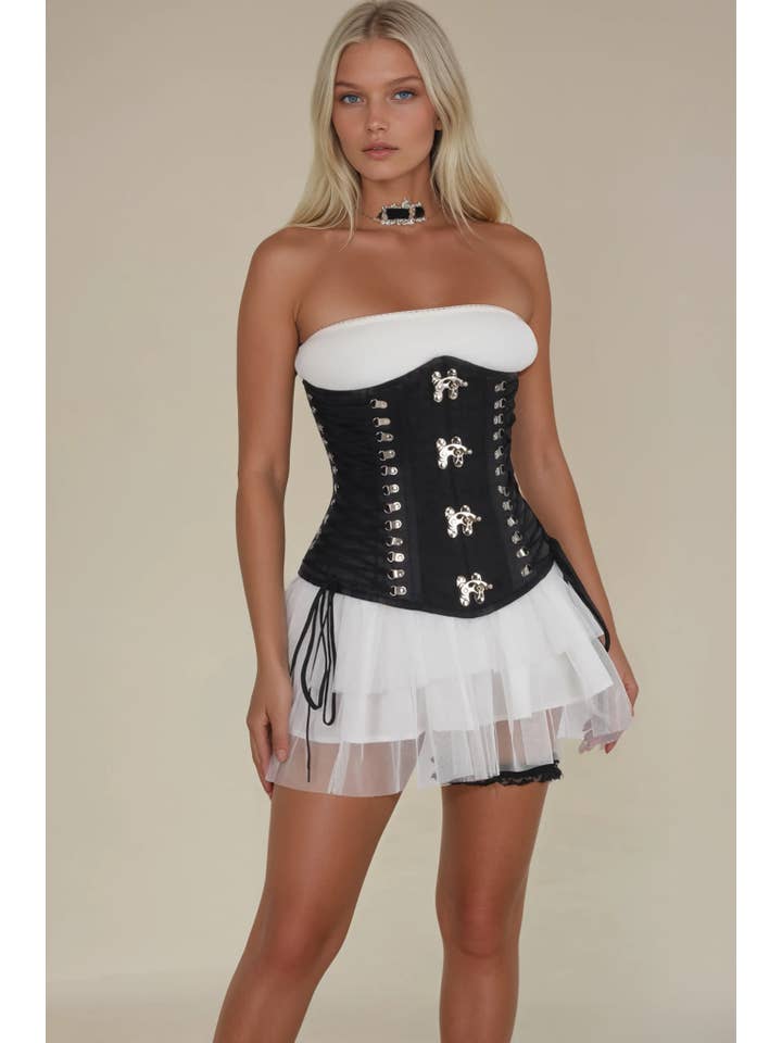 Black Louise Underbust Corset for wholesale on Faire1