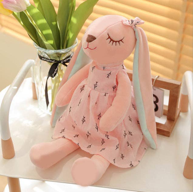 VIGOR - Wholesale Stuffed/Plush Toy - Kids & Baby - Flower skirt couple rabbit doll plush toy Long Legs(10 Pack)5