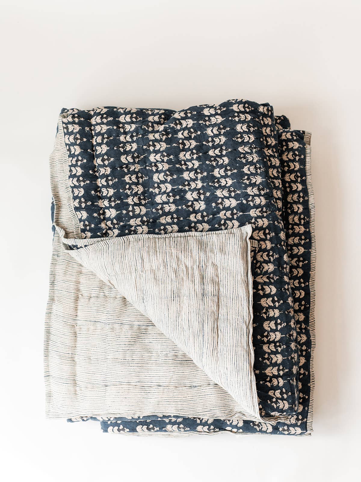 Co.House Designs - Wholesale Quilt - Blossom Block Print Quilt8