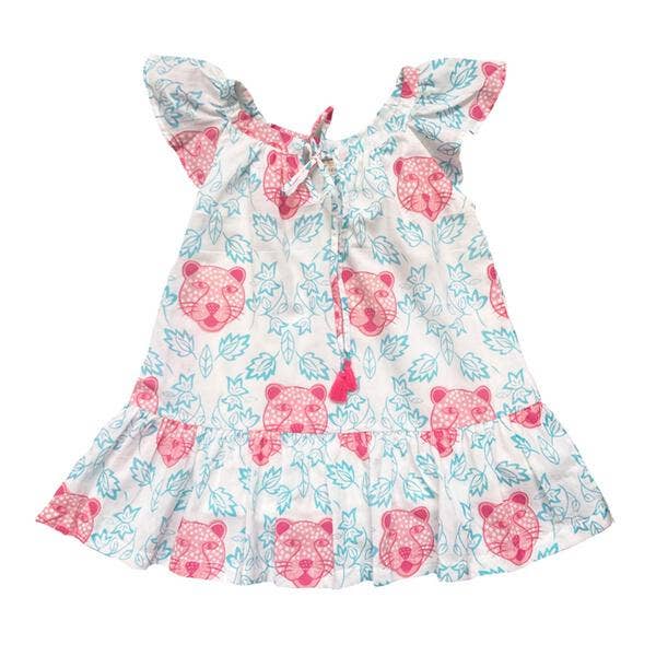 Dress Ivy Leopard Pink for wholesale by Almirah