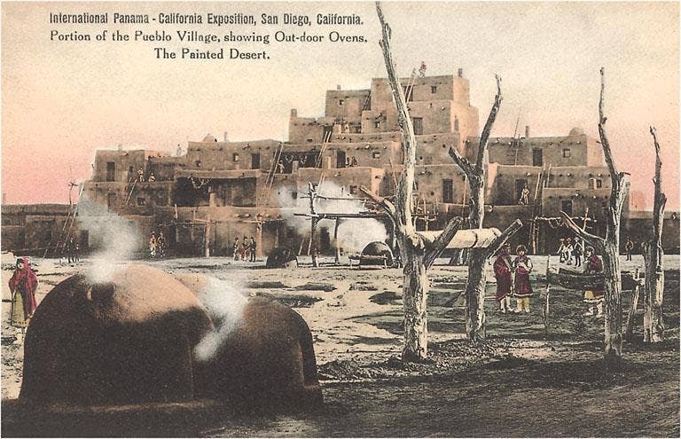 Found Image Press - Vendita all'ingrosso Set di cartoleria/cancelleria - Biglietto di Auguri SD-744 Villaggio Pueblo0