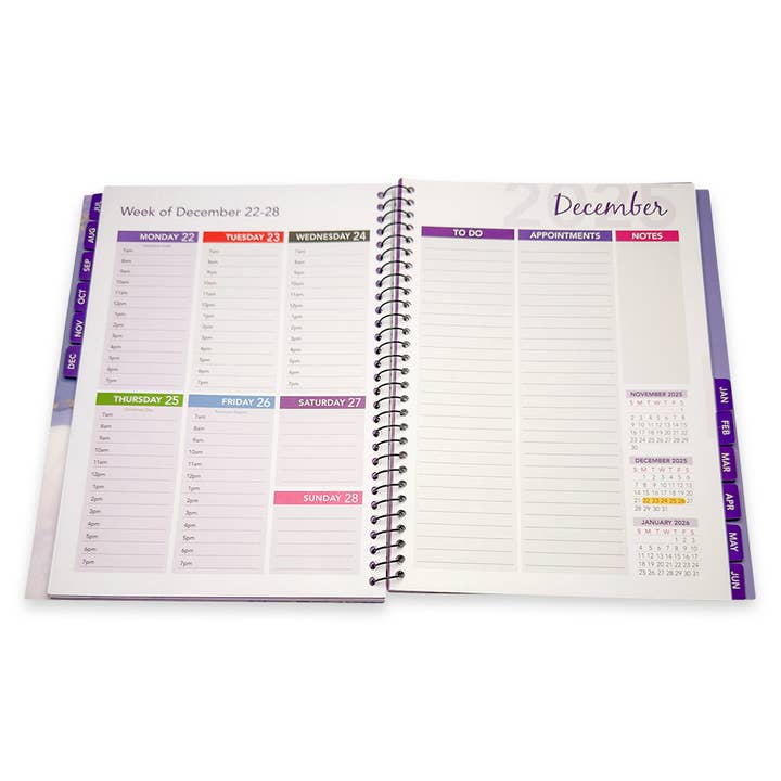 RE-FOCUS THE CREATIVE OFFICE - Wholesale Planner - 2025-2026 Academic Calendar Planner – Weekly & Monthly Views9