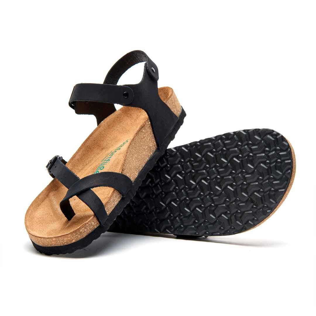 Comfortfusse - Wholesale Sandals - Women's - Gabriella - Genuine Leather Orthopedic Flat Sandals0