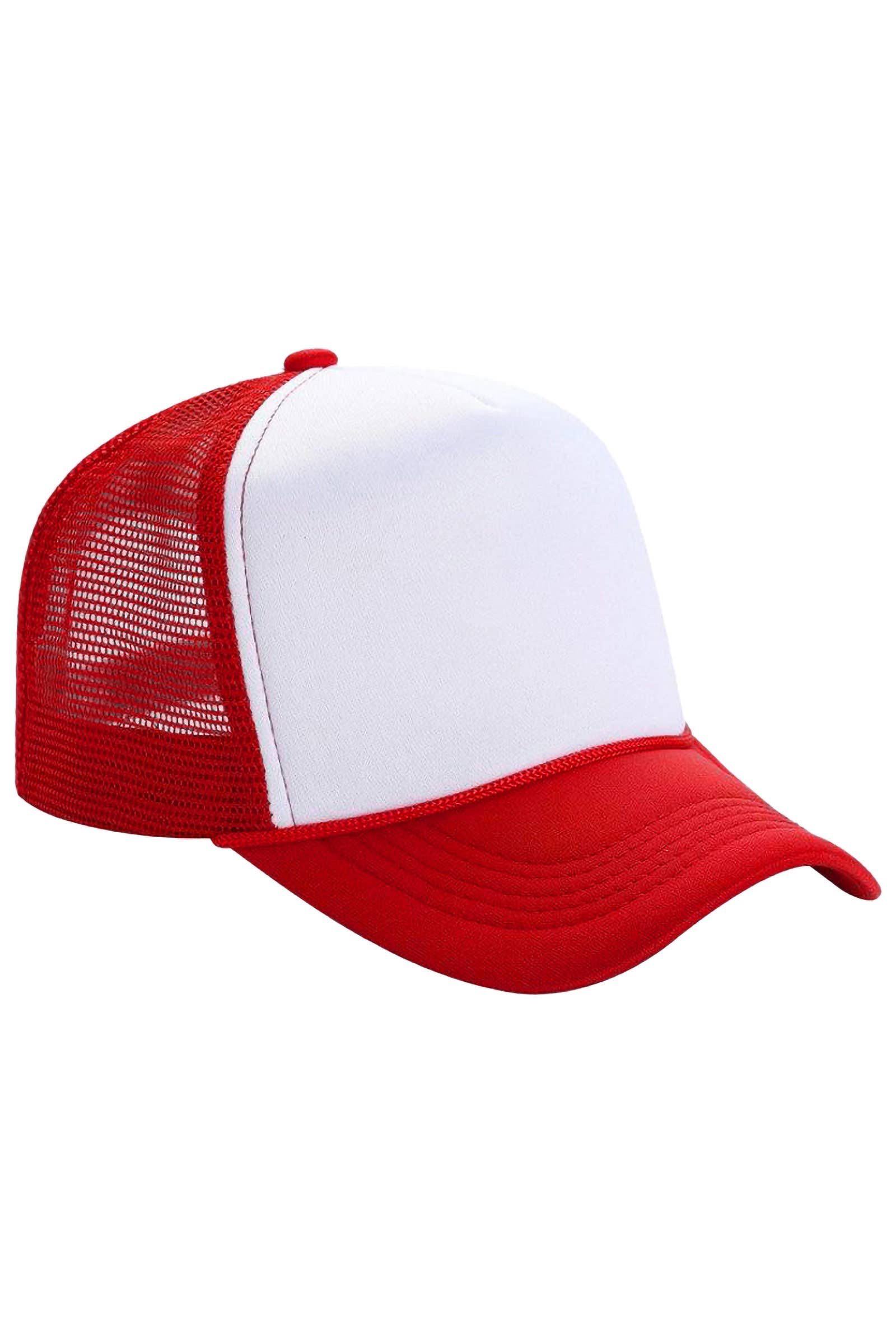 Cap Zone – boné - Mulher por atacado – Chapéu de caminhoneiro de espuma de cinco painéis multitons22