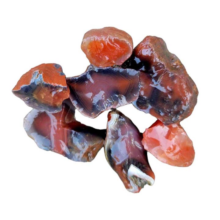 Lapidary Central – Engroshandel Spirituelle sten og krystaller – Tilfældige træk Swazi agat grove bidder! Fantastisk til tumling! Swali Agat6