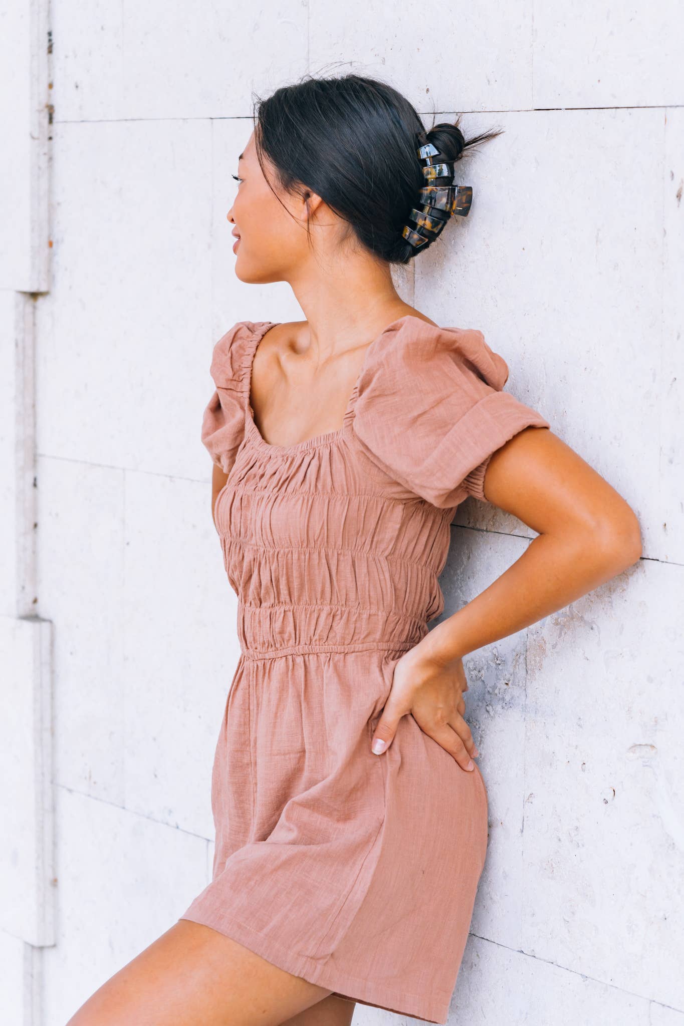 TELETIES - Wholesale Hair Clip - Women's - Classic Hair Clip | Large | Tortoise3