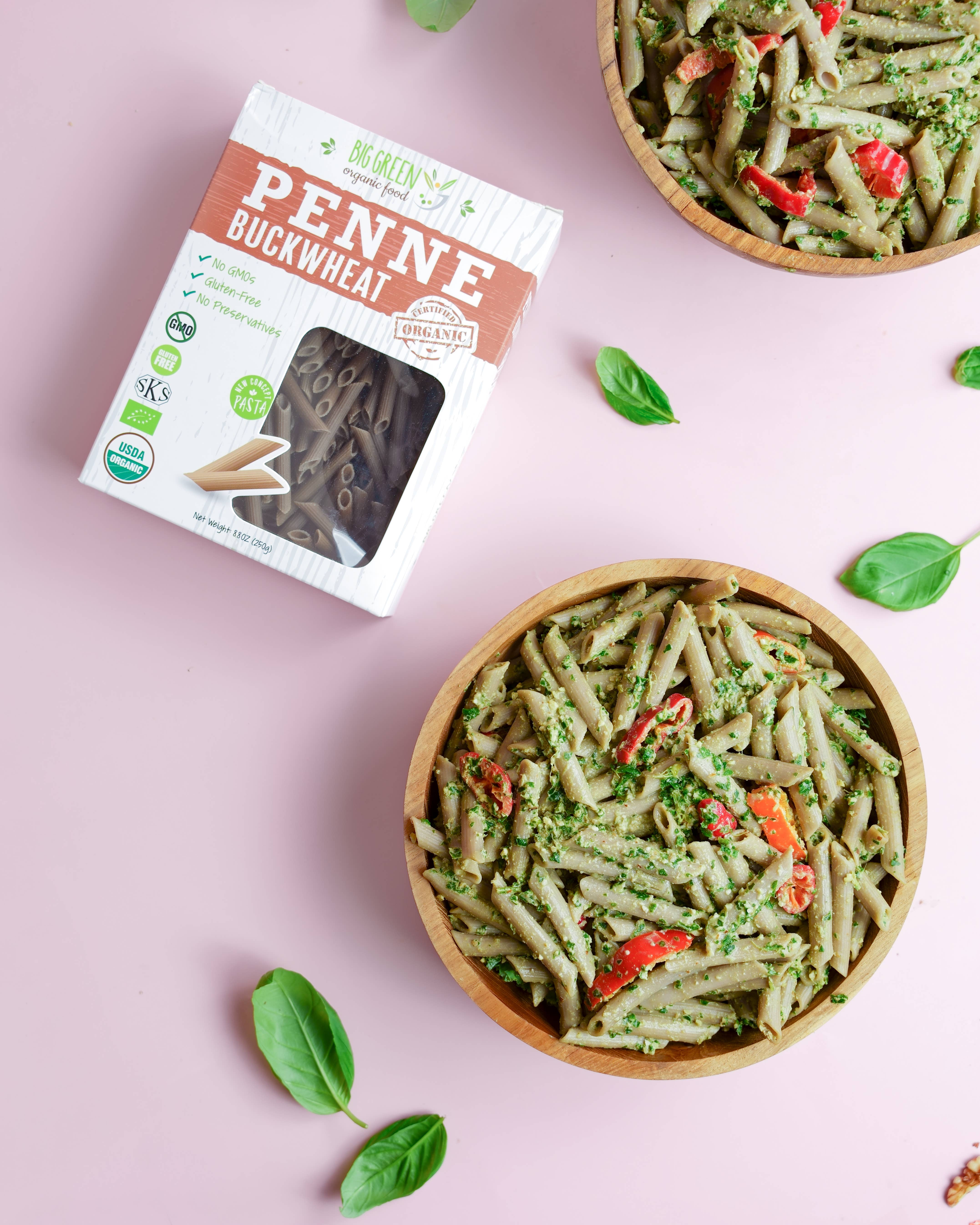 Big Green Organic Food - Wholesale Pasta - Organic Buckwheat Penne2